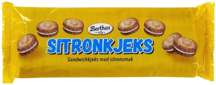 Sitronkjeks 250g Berthas