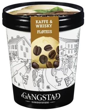 Kaffe & Whisky fløteis