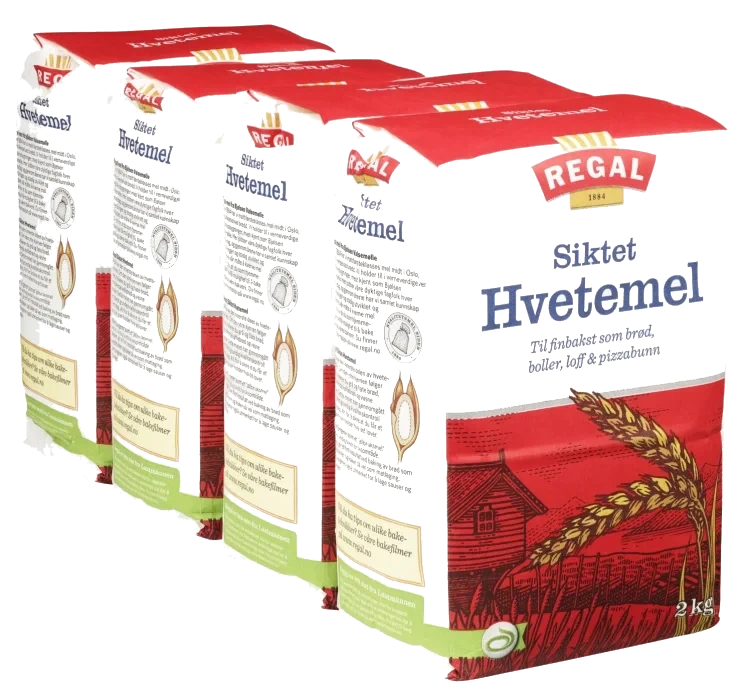 Siktet Hvetemel 4x2kg