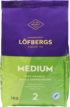 Kaffebønner 1 kg Medium roast Löfbergs