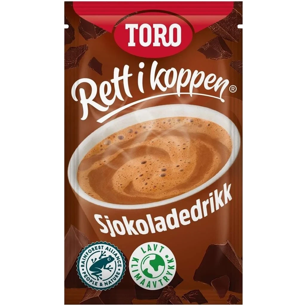 Sjokoladedrikk Pose 32g Rett I Koppen