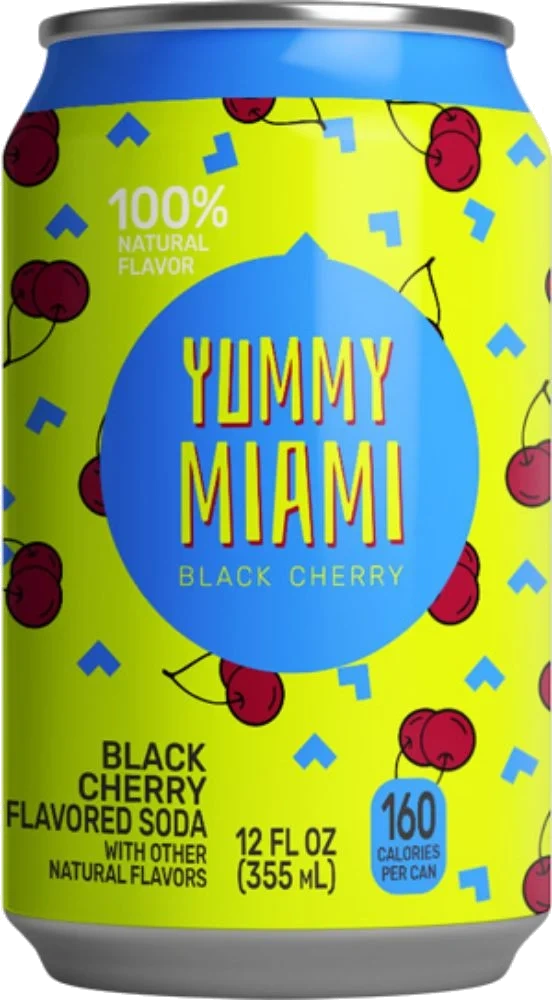 Yummy Miami Black Cherry 355ml