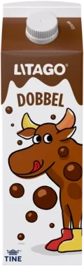Litago Melk Dobbel Sjokolade 0,5l Tine