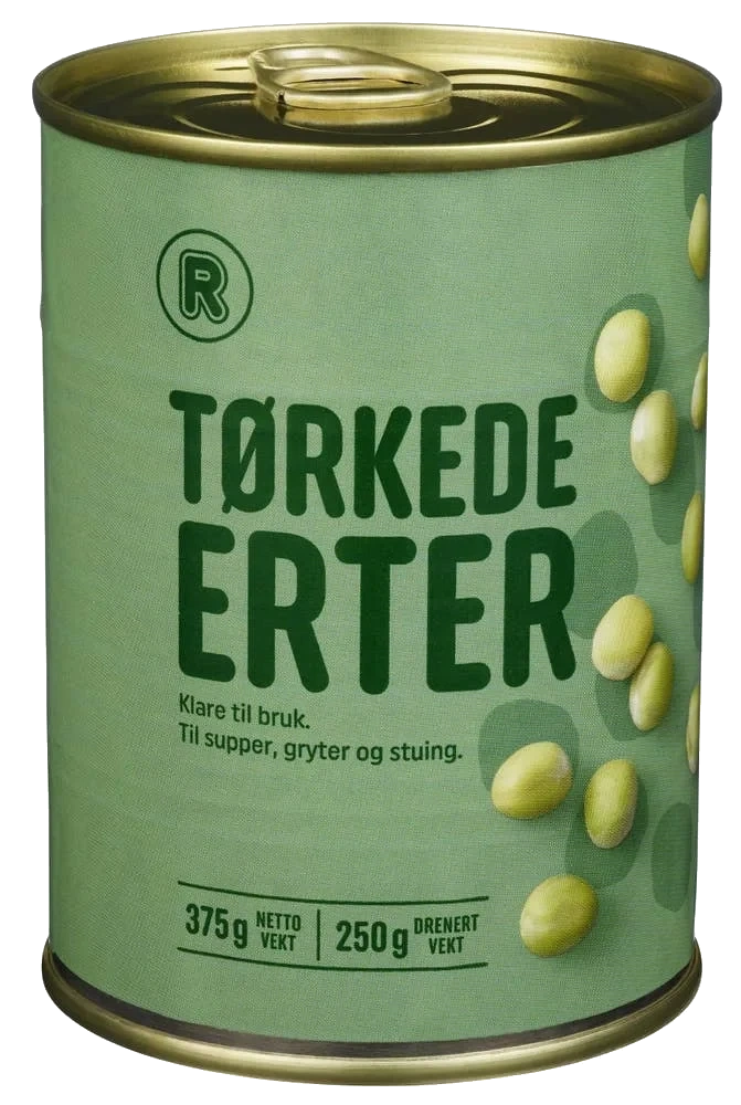 Tørkede erter