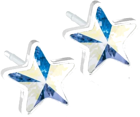 Blomdahl Medical Plastic Star 6mm Rainbow