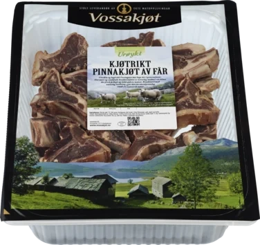 Pinnakjøt Av Får Urøykt ca 1,8kg Vossakjøt