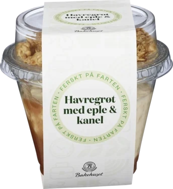Havregrøt Eple&Kanel 210g Bakehuset
