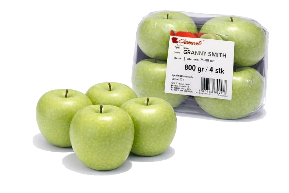 Epler, grønne, 4 pk