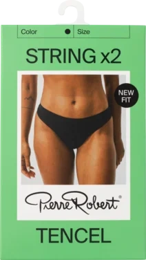 String Tencel X2 Black Xxl