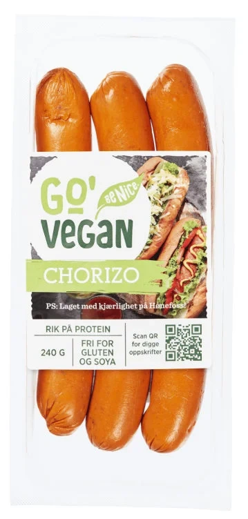 Chorizo 240g Go'Vegan