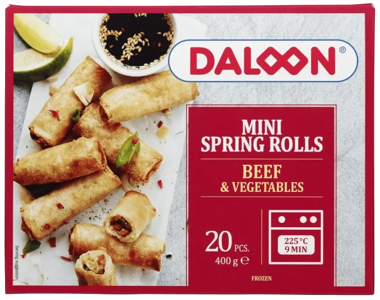 Vårrull Mini Oksekjøtt 400g Daloon