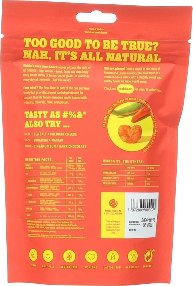 Bean Snacks Sriracha