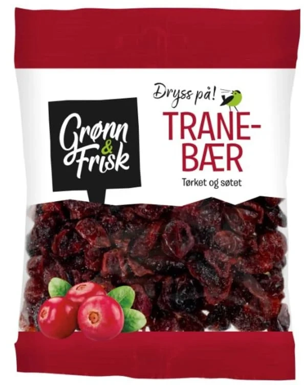 Tranebær Tørket 110g Grønn & Frisk