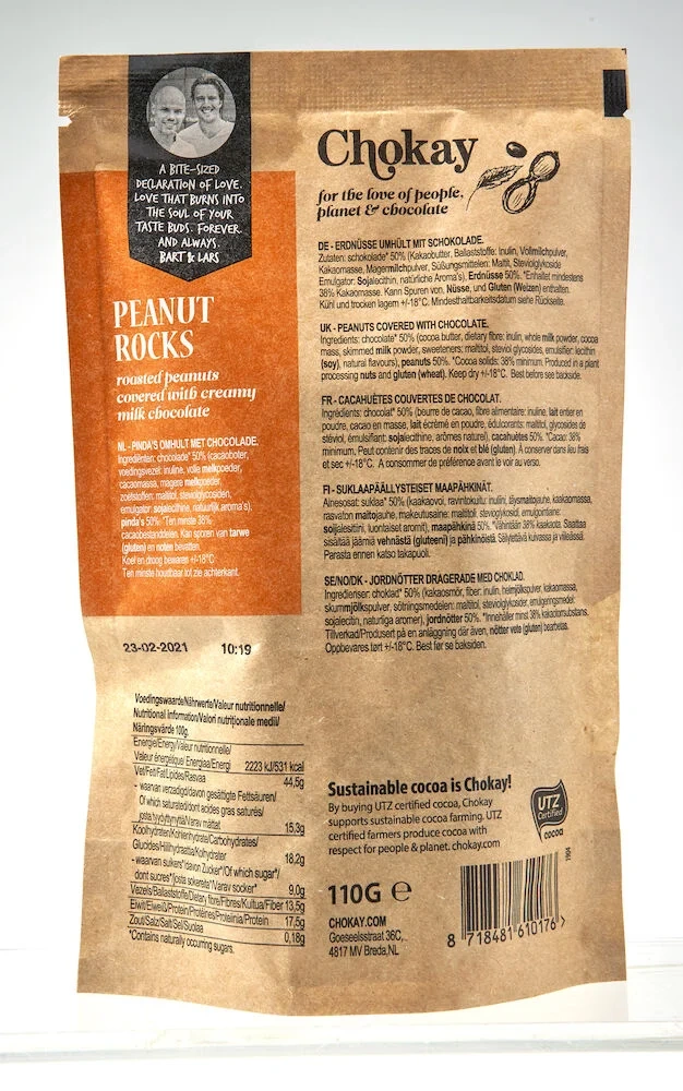 Chokay Ristede peanøtter med melkesjokolade