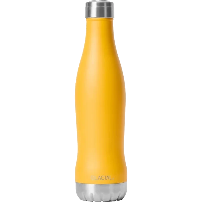 Vattenflaska Matte Yellow 600 ml