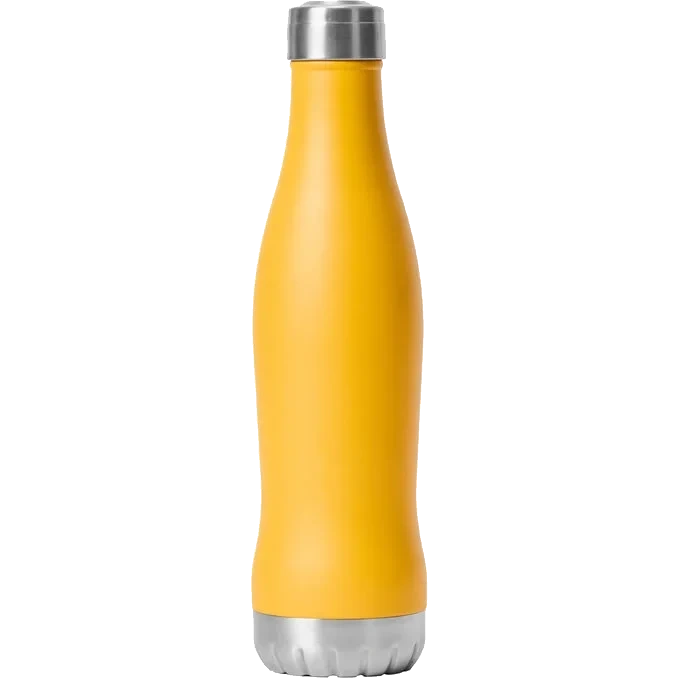 Vattenflaska Matte Yellow 600 ml