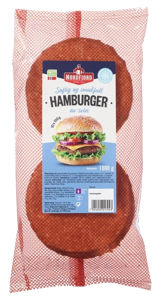Hamburger av svin