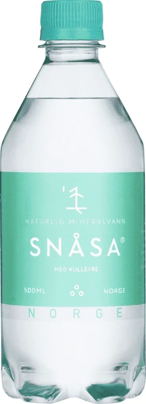 Snåsa Naturlig Mineralvann med kullsyre, 0,5 liter