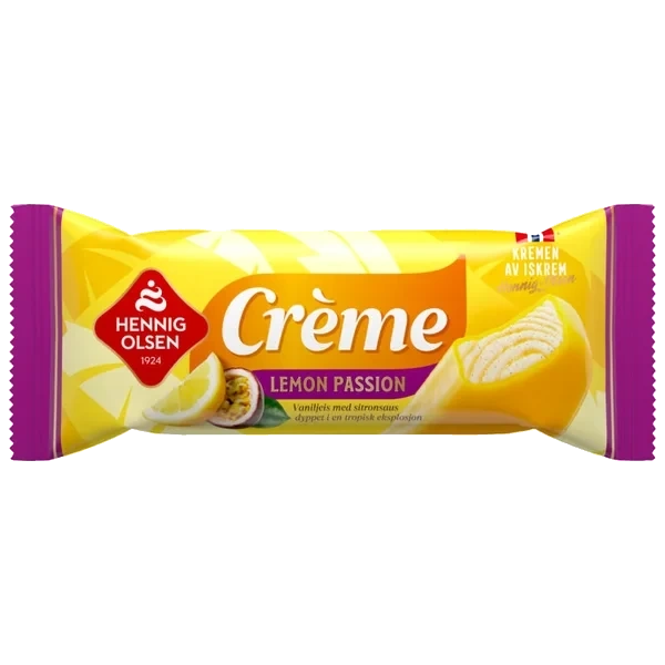 Crème Lemon Passion 30x0,94l Hennig-olsen