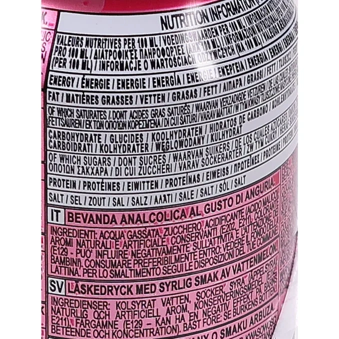 Soda Watermelon 12-pack