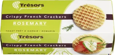 Crispy Crackers Rosmarin 95g Tresors Gourmands