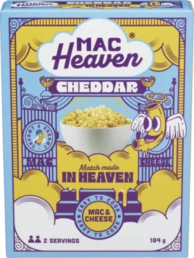 Mac Heaven Mac & Cheese Cheddar 184 g