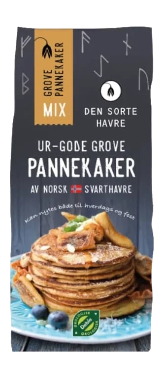 Pannekaker Grove Av Svarthavre Økol.8stk Dsh
