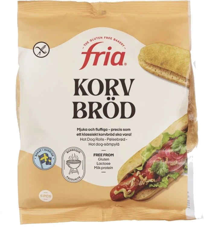 Pølsebrød Glutenfri 210g Fria