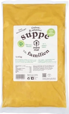 Mere Mat Gulrot- og Søtpotetsuppe 1,6kg
