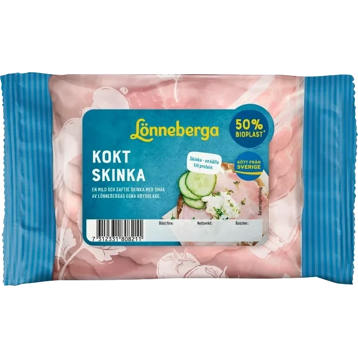 Skinka Kokt 120g Lönneberga
