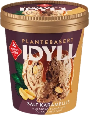 Idyll Saltkaramell Plantebasert 500ml Hennig-Olsen