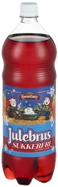 Rød Julebrus Sukkerfri 1.5l Eng Fl