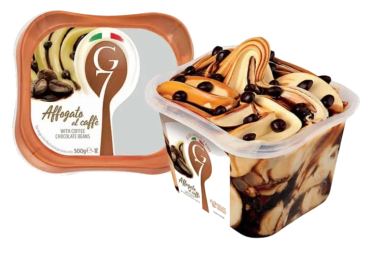 Affogato Al Caffe 1l G7 Ekte Italiensk Iskrem