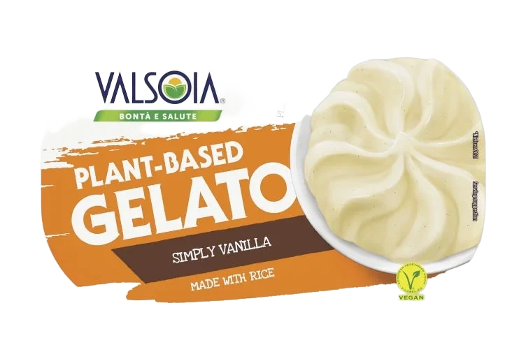 Gelato Ris-Is Vanilje Melkefri 1l Valsoia