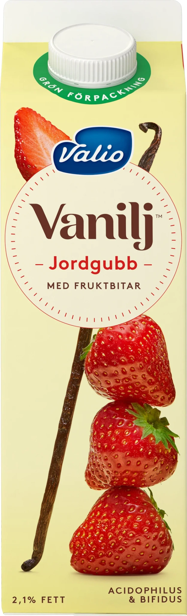 Yoghurt Vanilj & jordgubb 2,1%