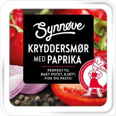 Kryddersmør Paprika 90g Synnøve