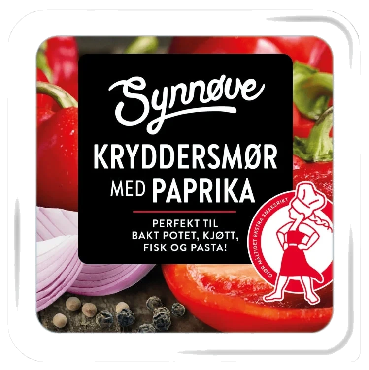 Kryddersmør Paprika 90g Synnøve