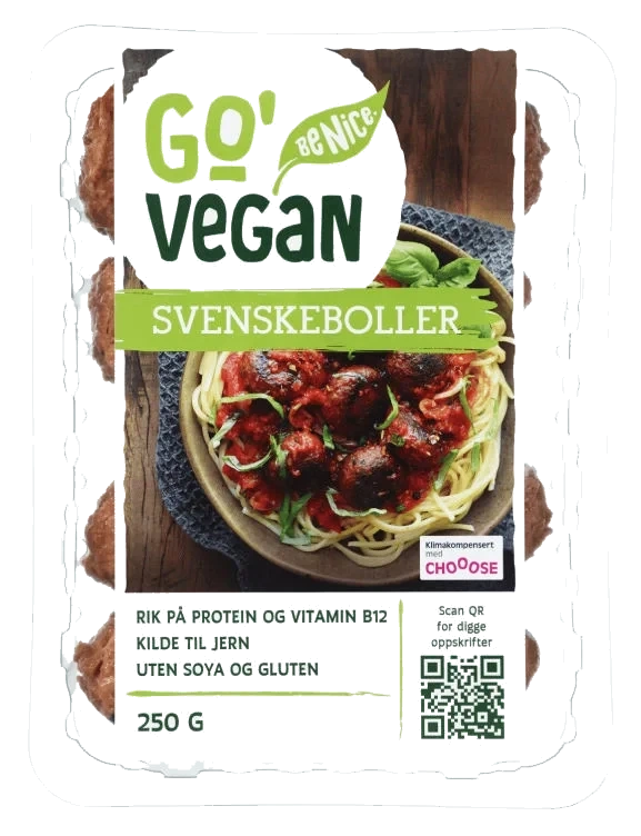 Kjøttboller 250g Go'Vegan