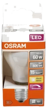 Led cl A 60 Matt E27 Dim
