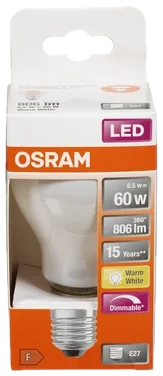 Led cl A 60 Matt E27 Dim