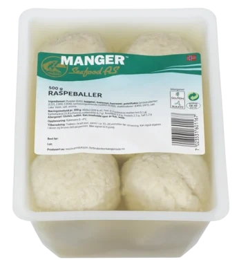 Raspeballer 500g Manger Seafood