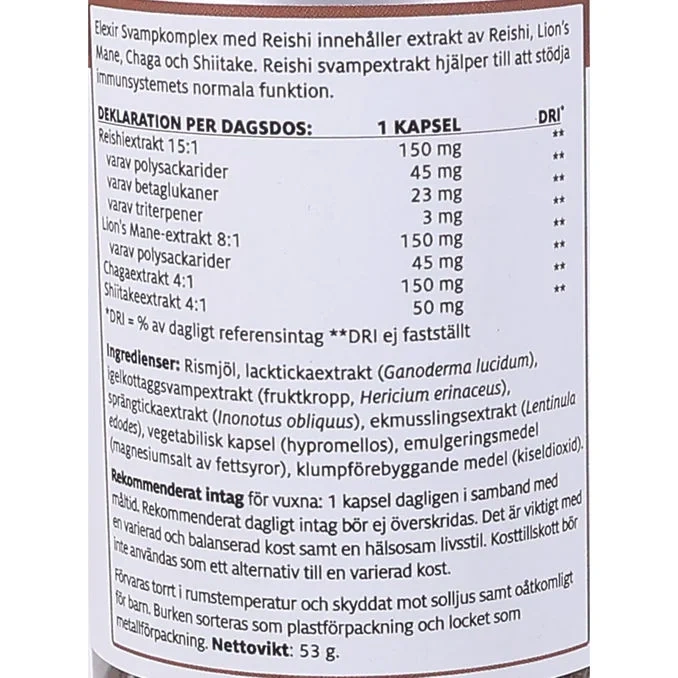 Svampkomplex med Reishi