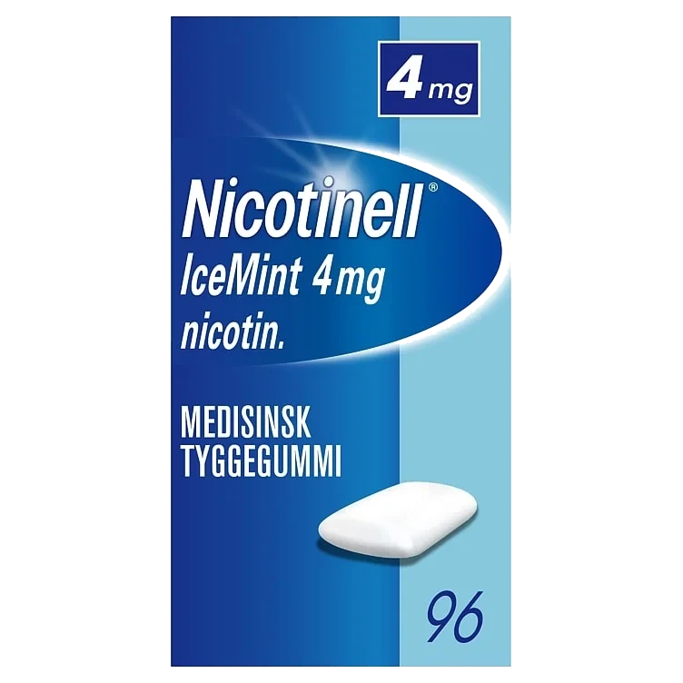 Nicotinell Icemint Tyggegummi 4mg 96stk