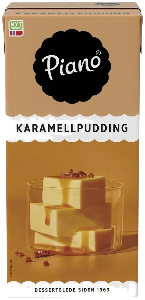 Piano karamellpudding