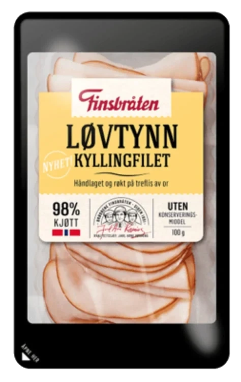 Kylling Løvtynn 100g Finsbråten
