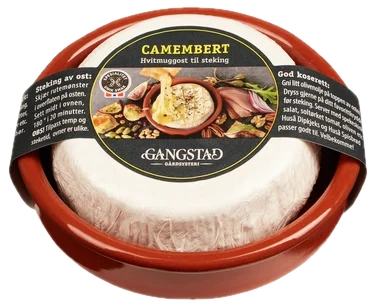 Camembert i Keramisk Fat 200g Gangstad