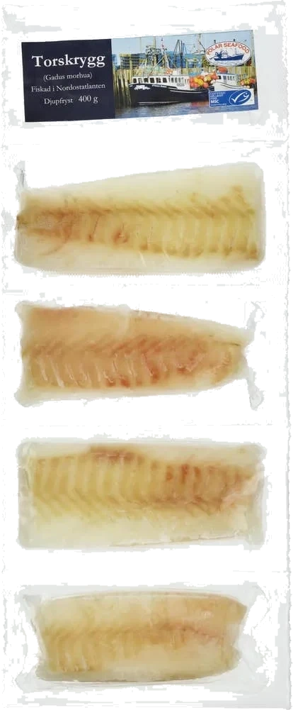 Torskryggfilé Fryst MSC