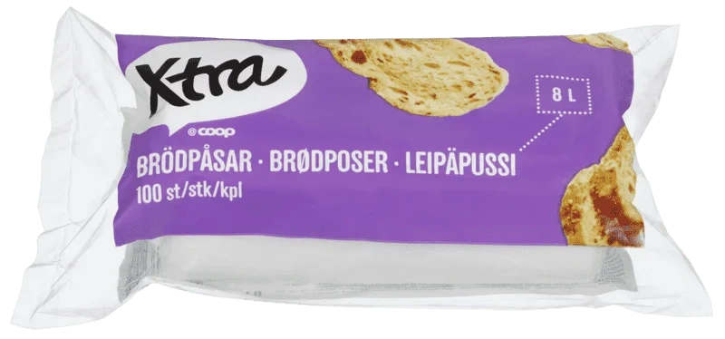 X-tra Brødpose 8l 100stk