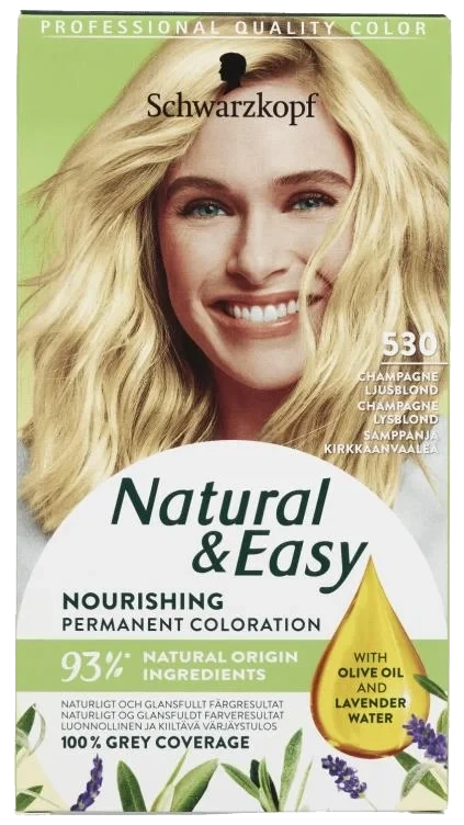 Natural & Easy 530 Champagneblond Hårfarge