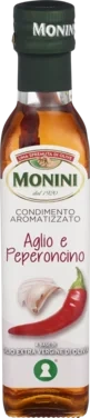 Monini Ekstra Jomfru Olivenolje Hvitløk & Chili 6x250ml